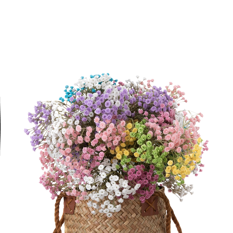 Whispering Gypsophila Blooms (20 Strands, Mix Colour) - Awishkart.com