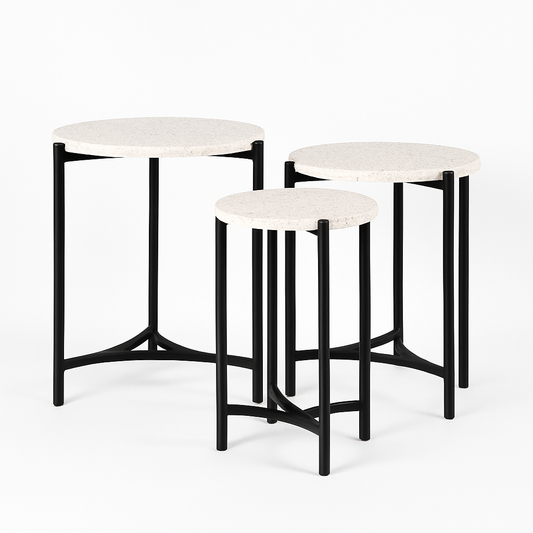 Side Table — Black Matt - Awishkart.com