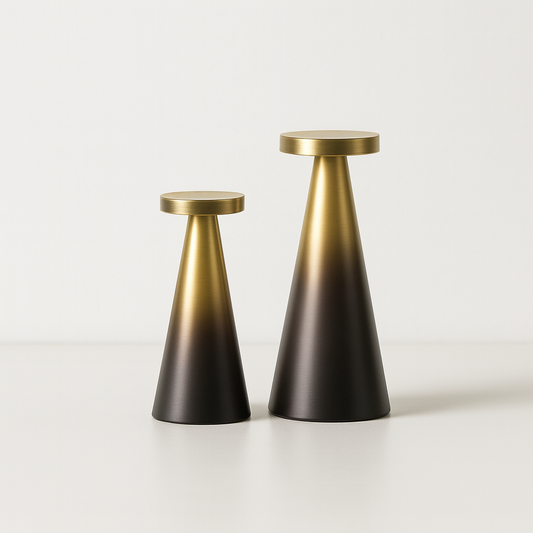 Axis Column Candle Stands (Set of 2) - Awishkart.com