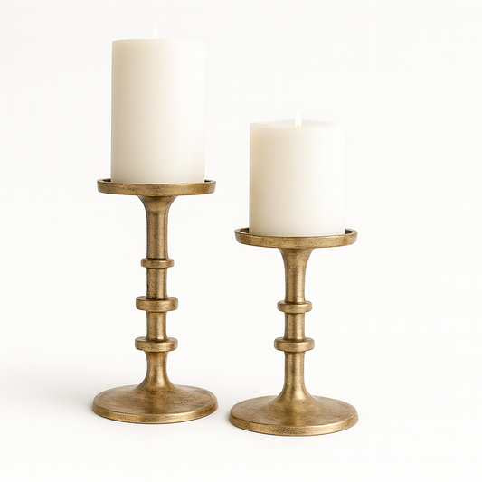 Modo Pedestal Candle Holders (Set of 2) - Awishkart.com