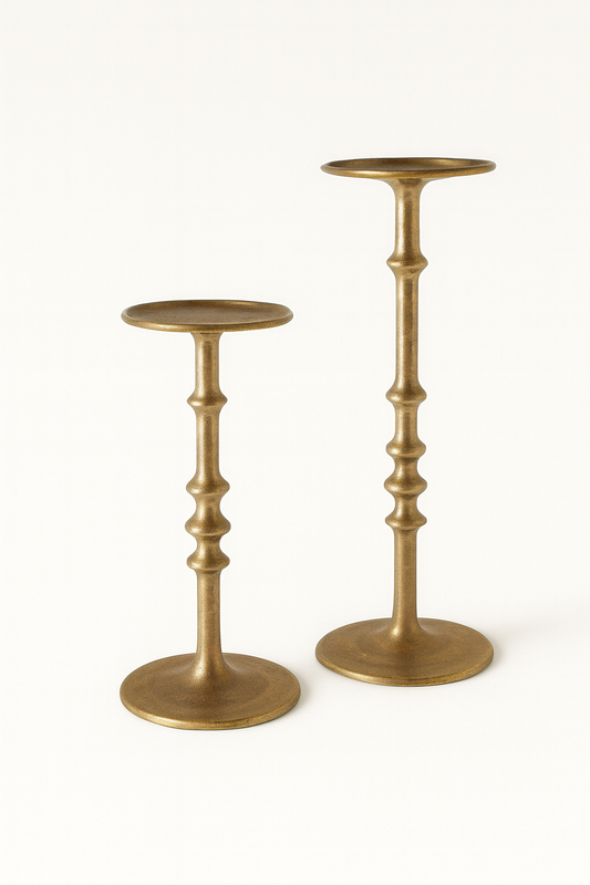 Grand Column Candle Stands (Set of 2) - Awishkart.com