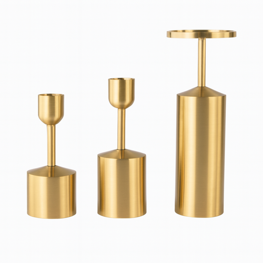 Linea Slim Candle Holders (Set of 3) - Awishkart.com