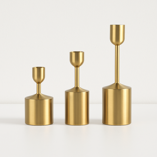 Arc Taper Candle Holders (Set of 3) - Awishkart.com