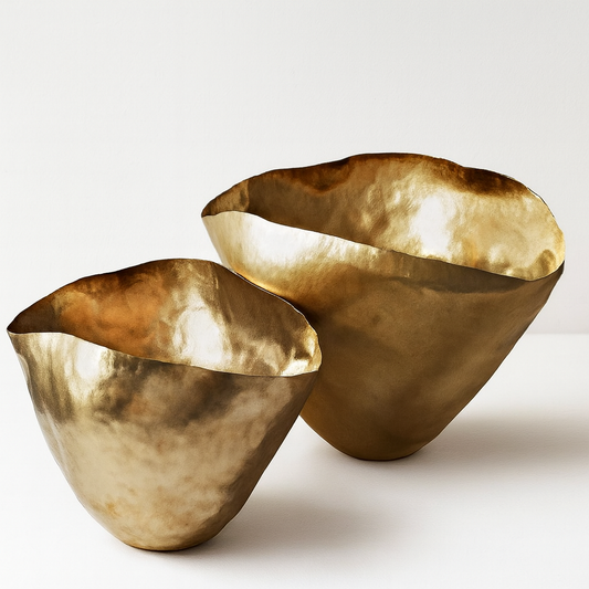 Vesta Brass Vessels (Set of 2) - Awishkart.com