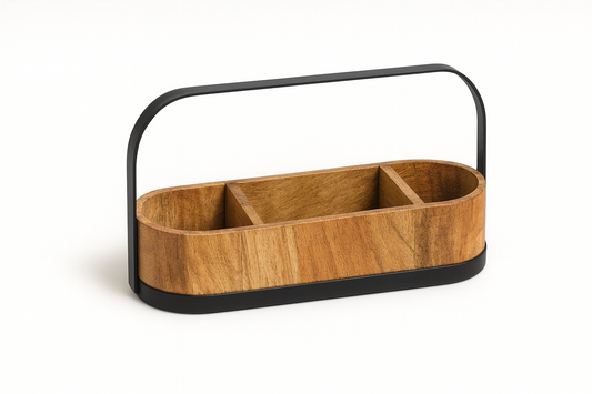 Forge Wood-Metal Tray - Awishkart.com