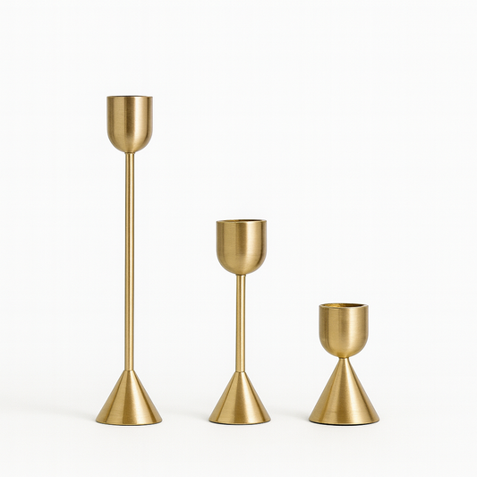Pin Taper Candle Holders (Set of 3) - Awishkart.com