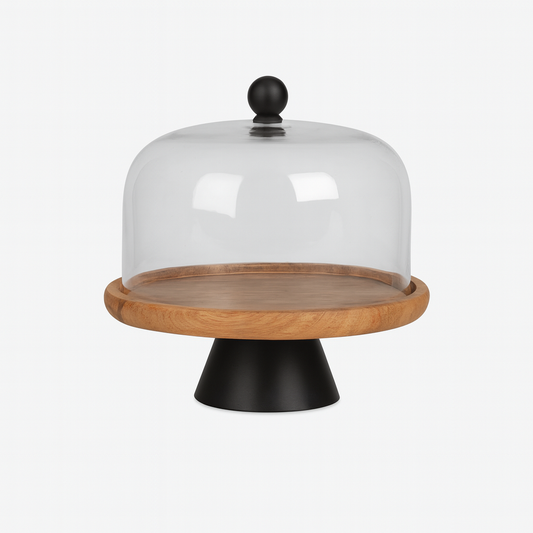 Pedestal Cake Stand with Cloche - Awishkart.com