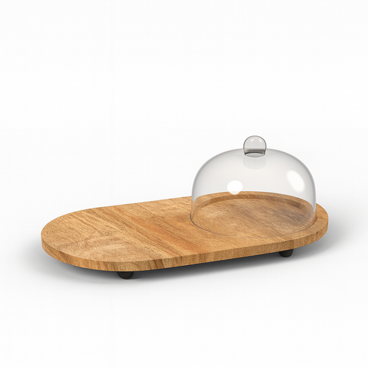 Glass-Top Serving Tray - Awishkart.com
