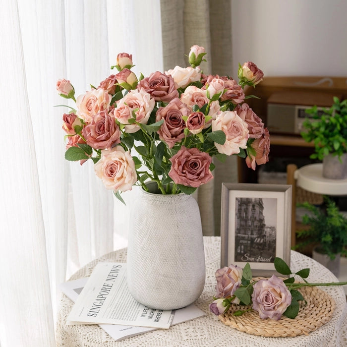 Twin Bloom Romance Roses - Awishkart.com