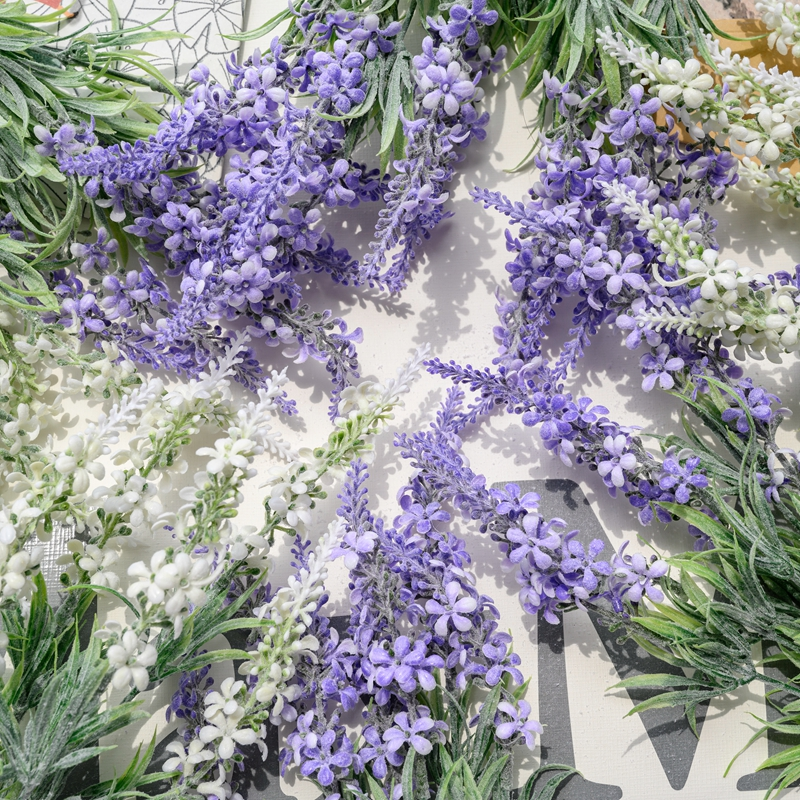 Artificial Lavender Strands (Set of 10) - Awishkart.com