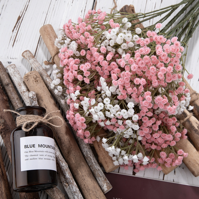 Whispering Gypsophila Blooms (20 Strands, Mix Colour) - Awishkart.com