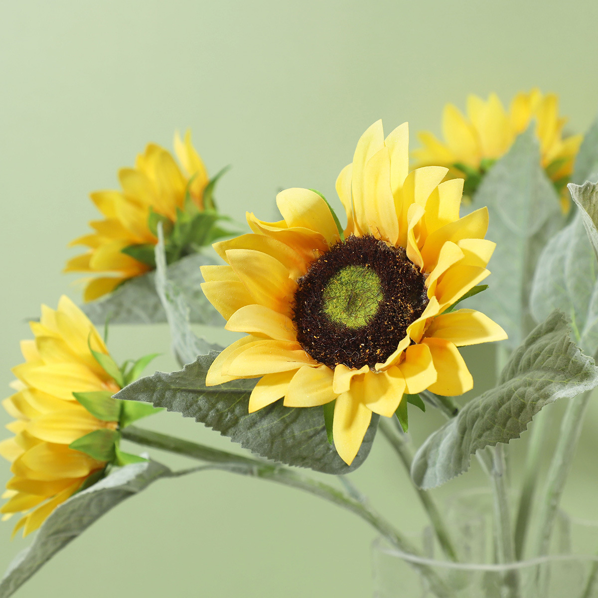 Medium Artificial Sunflower (Set of 6) - Awishkart.com