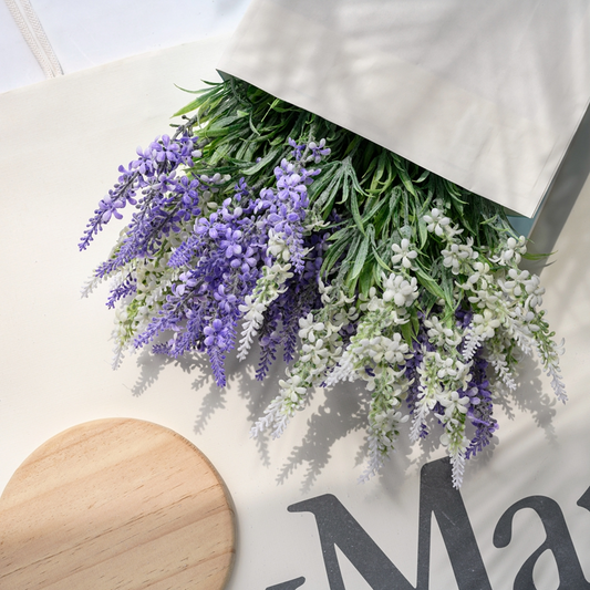 Artificial Lavender Strands (Set of 10) - Awishkart.com