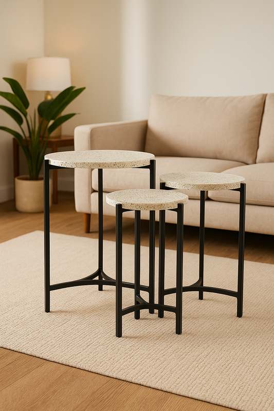 Side Table — Black Matt - Awishkart.com