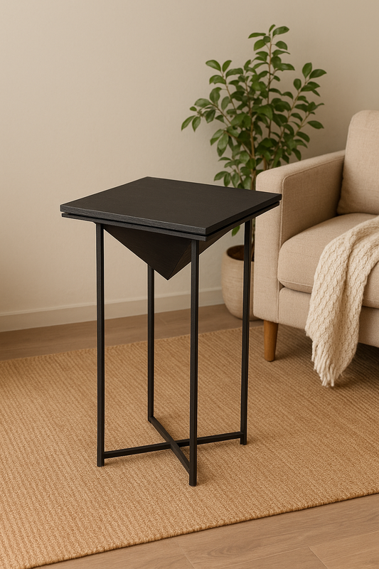 Side Square Table — Black Matt - Awishkart.com