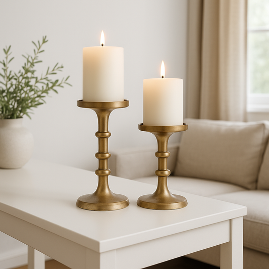 Modo Pedestal Candle Holders (Set of 2) - Awishkart.com