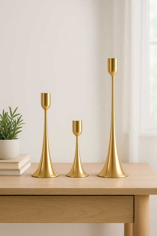 Mini Column Candle Holders (Set of 3) - Awishkart.com