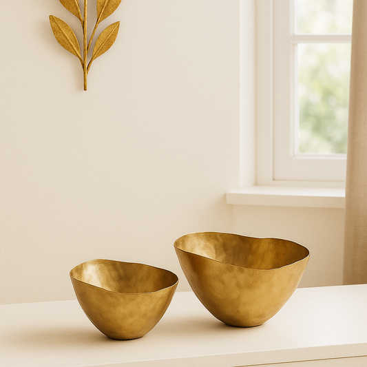 Vesta Brass Vessels (Set of 2) - Awishkart.com