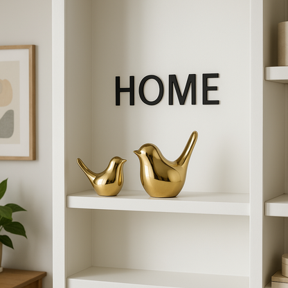 Perch Ceramic Birds (Set of 2) - Awishkart.com