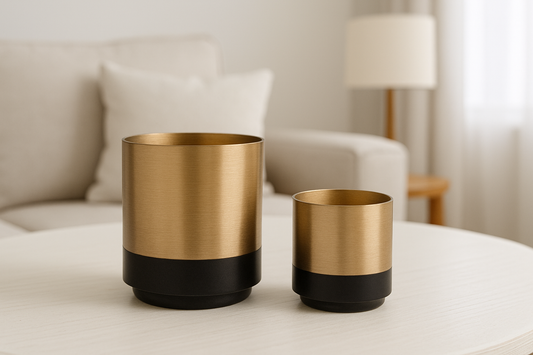 Orbis Brass Planter - Awishkart.com