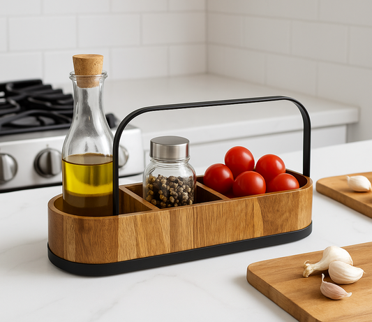 Forge Wood-Metal Tray - Awishkart.com