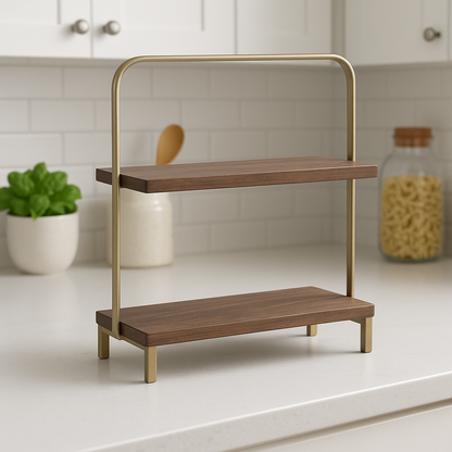 Two-Tier Cupcake Stand - Awishkart.com