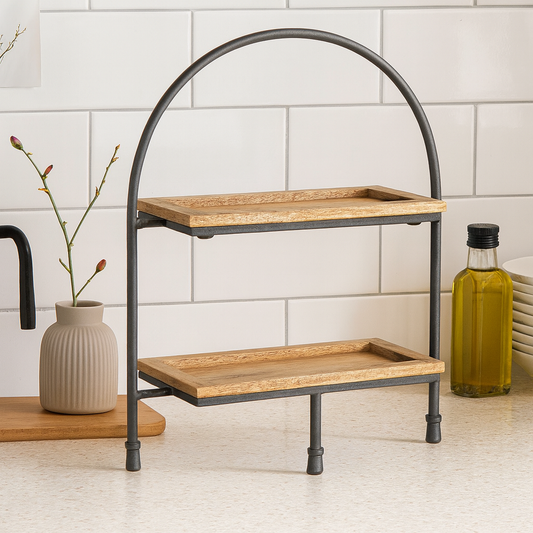 Two-Tier Dessert Stand - Awishkart.com