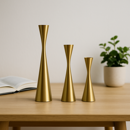 Alta Taper Candle Holders (Set of 3) - Awishkart.com