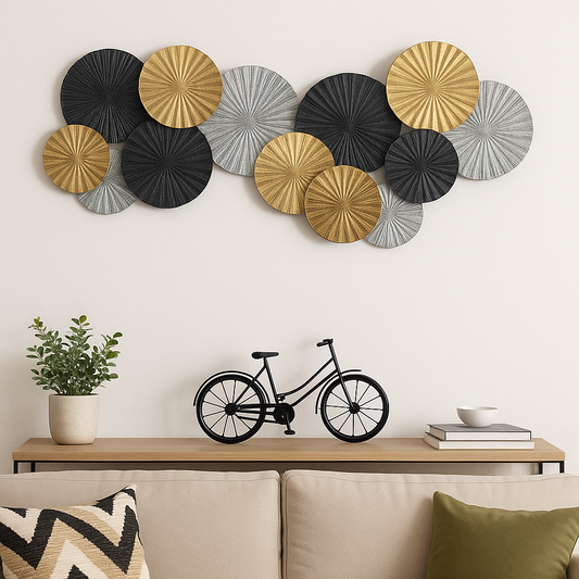 Noir-Gilt Orbit Wall Art - Awishkart.com