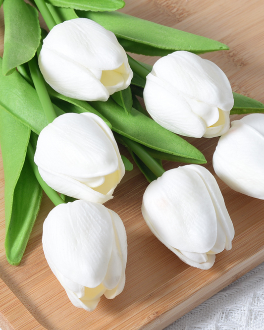 Petite Grace Mini Tulip Bouquet (10 Stems) - Awishkart.com